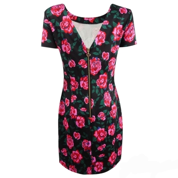 BETSEY Johnson Women's Printed T-Shirt Dress (00  Full Bloom) - Picture 3 of 3